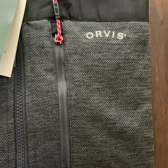 - NWTOrvis XXL Bonded mesh full zip jacket  Charcoal Red grey - Picture 8 of 12